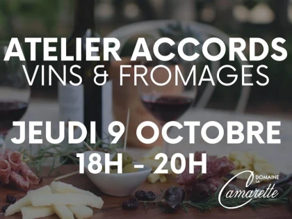 Atelier Dégustation Accords - Vins & Fromages - Vignerons Indépendants