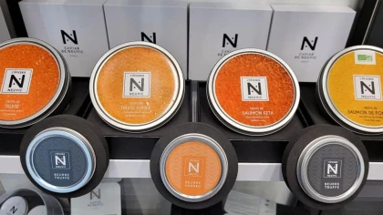 L'apéritif Terre, Mer et vins avec la Crémerie de Lancry et les produits Caviar de Neuvic - Vignerons Indépendants