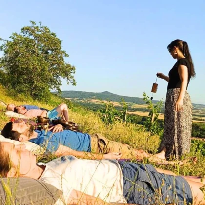 Méditation sonore dans les vignes avec dégustation - Vignerons Indépendants
