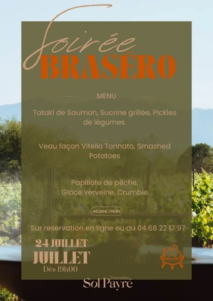 Soirée Braséro - Vignerons Indépendants