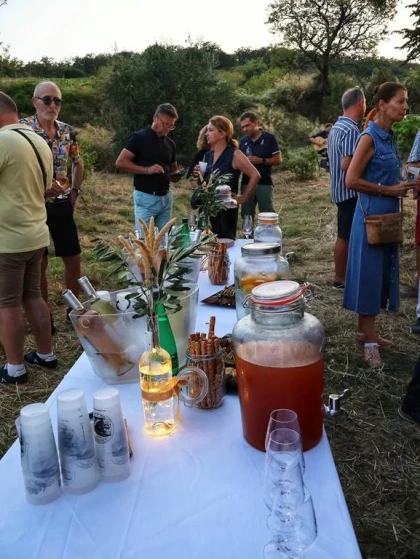 Countryside dinner and moonlit stroll - Vignerons Indépendants