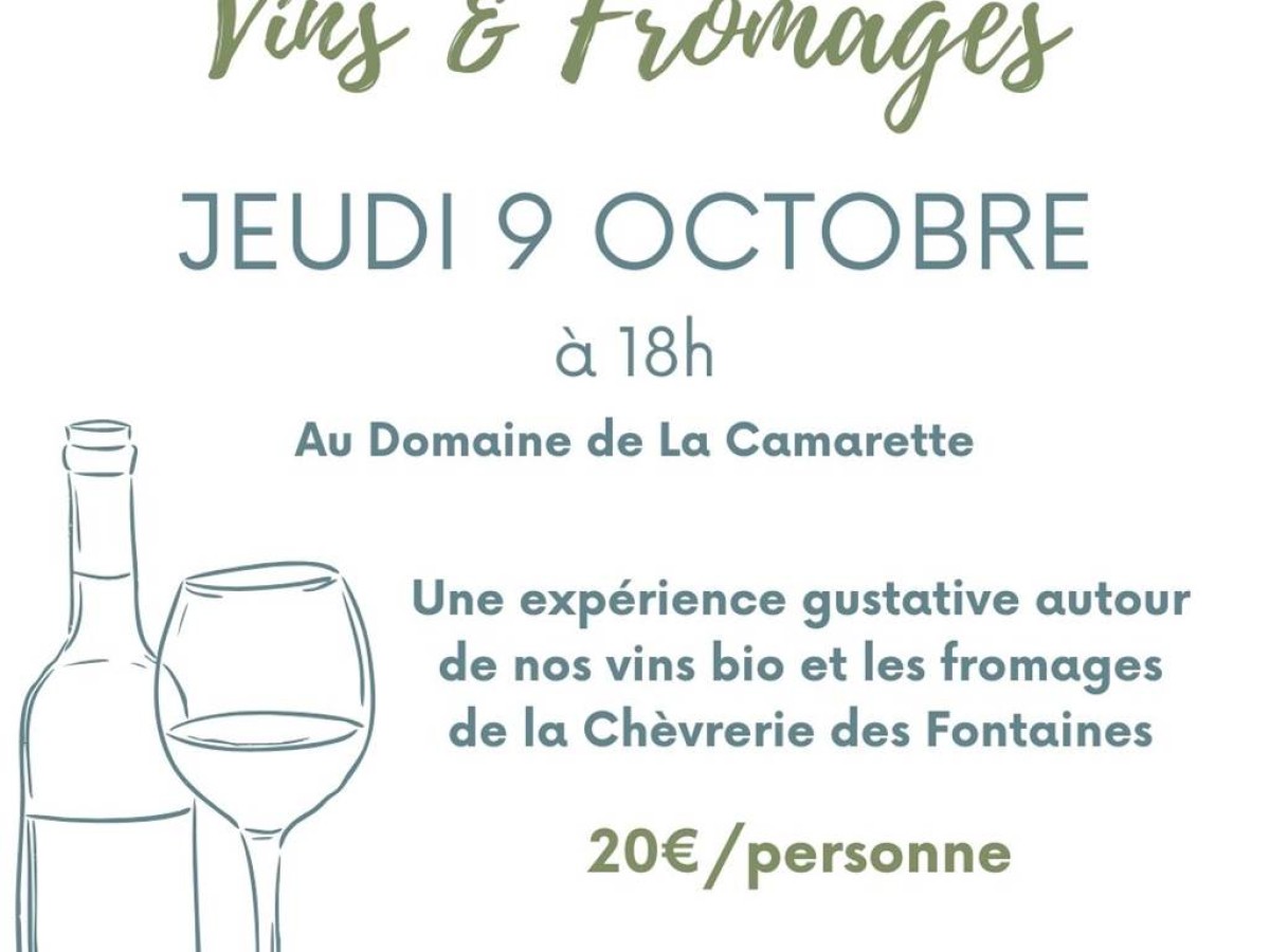 Atelier Dégustation Accords - Vins & Fromages - Vignerons Indépendants
