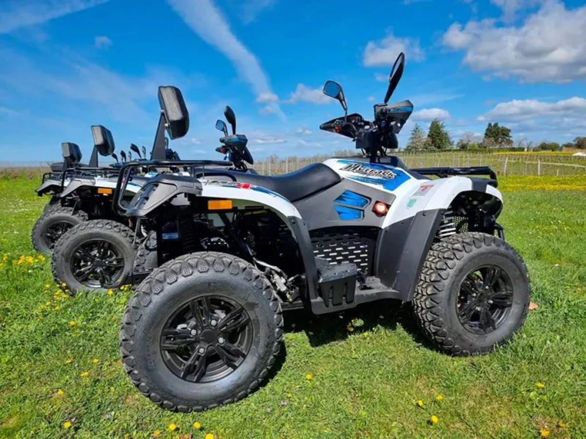 Electric quad ride in the vineyard - Vignerons Indépendants