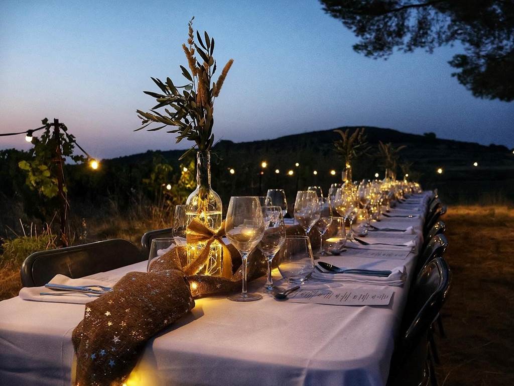 Countryside dinner and moonlit stroll - Vignerons Indépendants